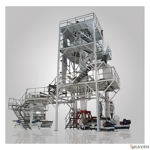 Three Layer Co-Extrusion Blown Film Machine