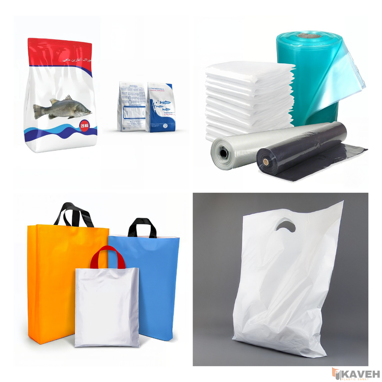 محصولات دستگاه اکستروژن فیلم دمشی سه لایه