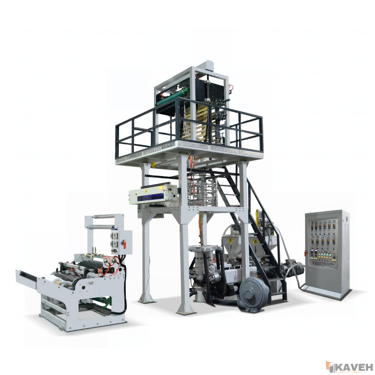 دستگاه اکستروژن فیلم دمشی دو لایه ABA