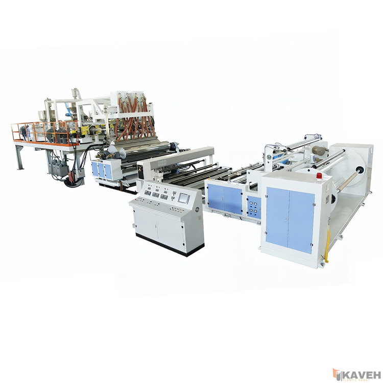 دستگاه تولید فیلم های کست اکستروژن