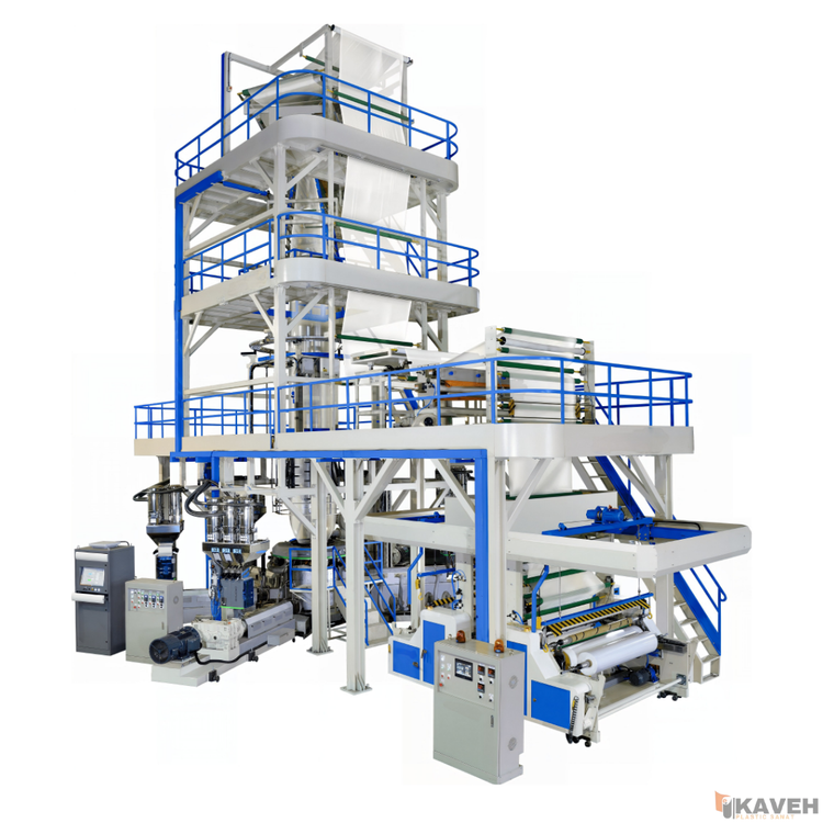 دستگاه تولید فیلم پلاستیکی 5 لایه و 7 لایه