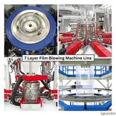 دستگاه تولید فیلم پلاستیکی 7 لایه