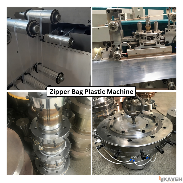 دستگاه تولید کیسههای زیپ کیپ