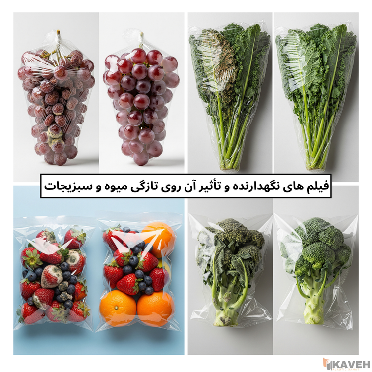 فیلم پلاستیکی نگهدارنده میوه و سبزیجات