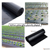 مالچ پلاستیکی مشکی سه لایه