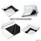 مالچ پلاستیکی باغبانی عرض ۱۰۰ سانتیمتر و ضخامت ۱۰۰ میکرون با ۳ درصد یو وی