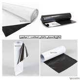 مالچ پلاستیکی باغبانی عرض ۱۰۰ سانتیمتر و ضخامت ۱۰۰ میکرون با ۳ درصد یو وی