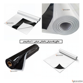 مالچ پلاستیکی باغبانی عرض ۱۰۰ سانتیمتر و ضخامت ۱۰۰ میکرون با ۳ درصد یو وی