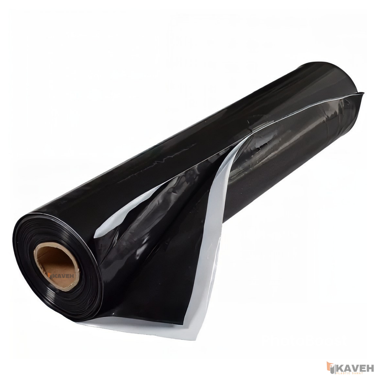 مالچ پلاستیکی باغبانی عرض ۱۲۰ سانتیمتر و ضخامت ۱۰۰ میکرون با یک درصد یووی