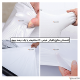 مالچ پلاستیکی باغبانی عرض ۱۲۰ سانتیمتر و ضخامت ۱۰۰ میکرون با یک درصد یووی