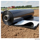 مالچ پلاستیکی باغبانی عرض ۱۲۰ سانتیمتر و ضخامت ۱۰۰ میکرون با یک درصد یووی