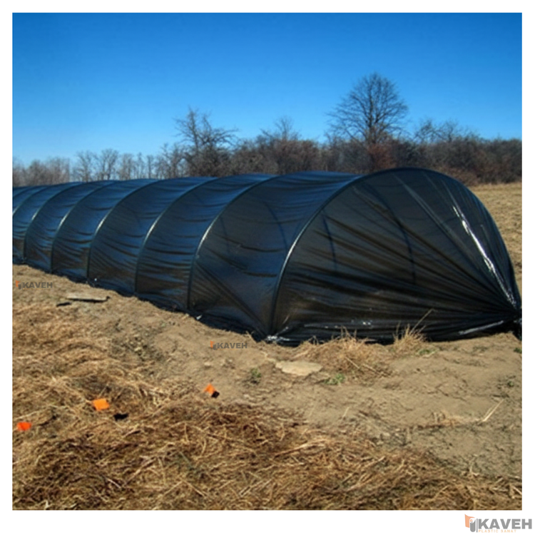 نایلون کشاورزی مشکی با ضخامت ۲۰ میکرون و عرض ۱۱۰ سانتیمتر