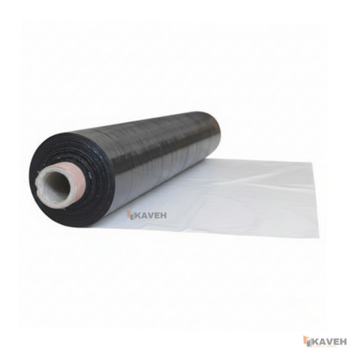 مالچ پلاستیکی کشاورزی عرض ۱2۰ سانتیمتر ضخامت 3۰ میکرون و 2 درصد یووd