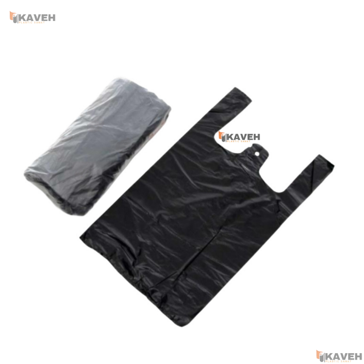 Black T-Shirt Plastic Bags Nylex