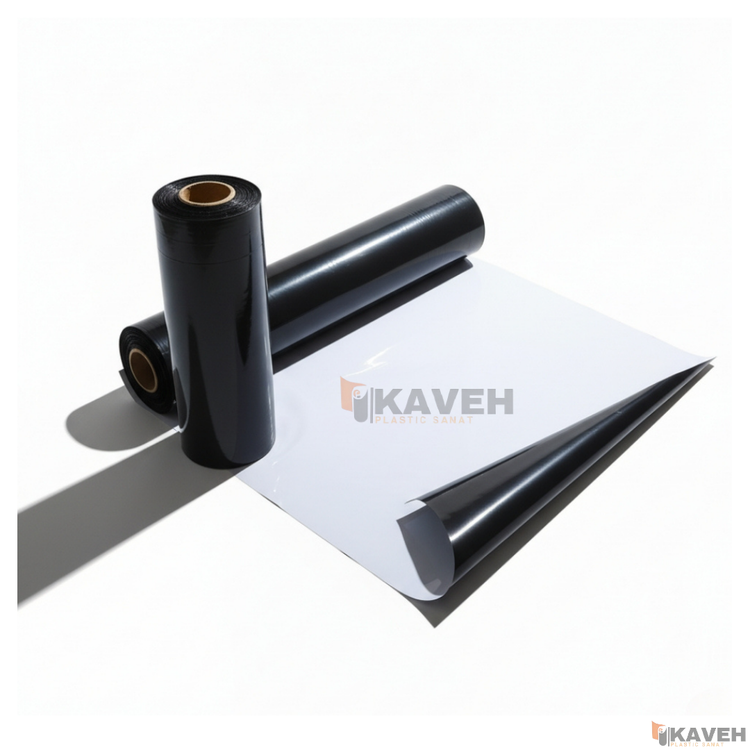 مالچ پلاستیکی باغبانی عرض 60 سانتیمتر و ضخامت 100 میکرون با 3 درصد یووی