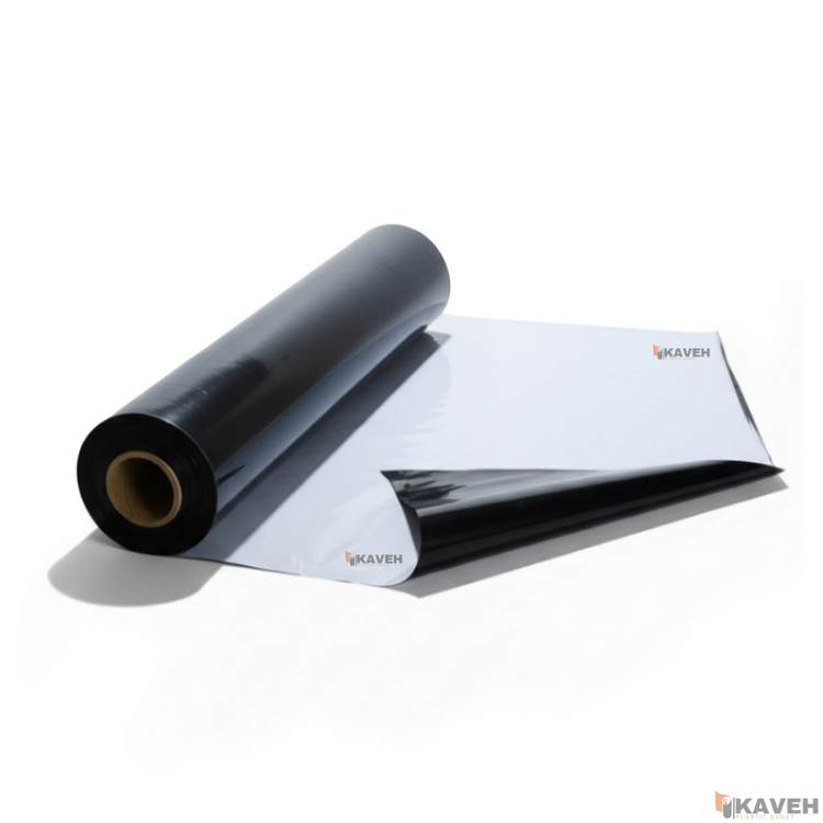 مالچ پلاستیکی باغبانی عرض 60 سانتیمتر و ضخامت 100 میکرون با 3 درصد یووی