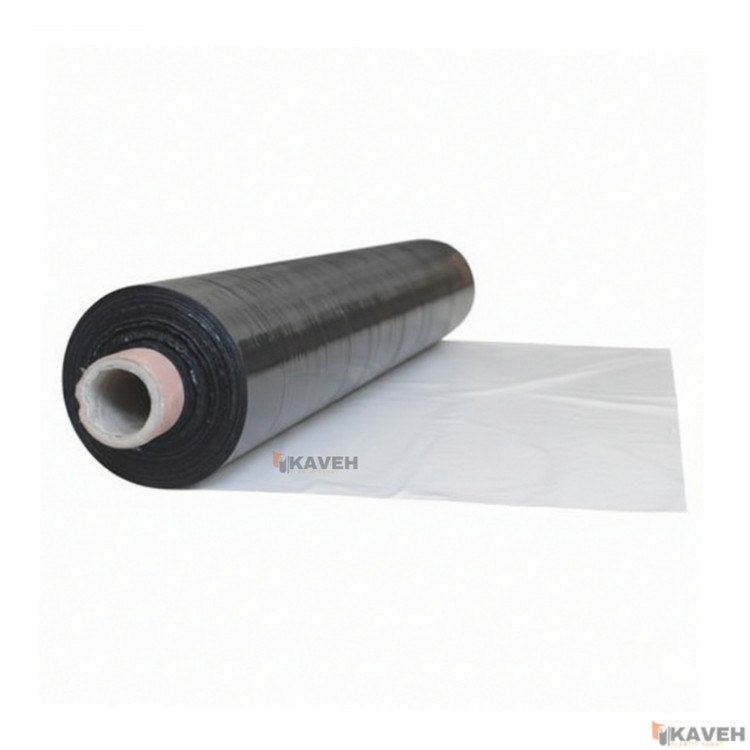 مالچ پلاستیکی کشاورزی عرض ۱2۰ سانتیمتر ضخامت 3۰ میکرون و 3 درصد یووی