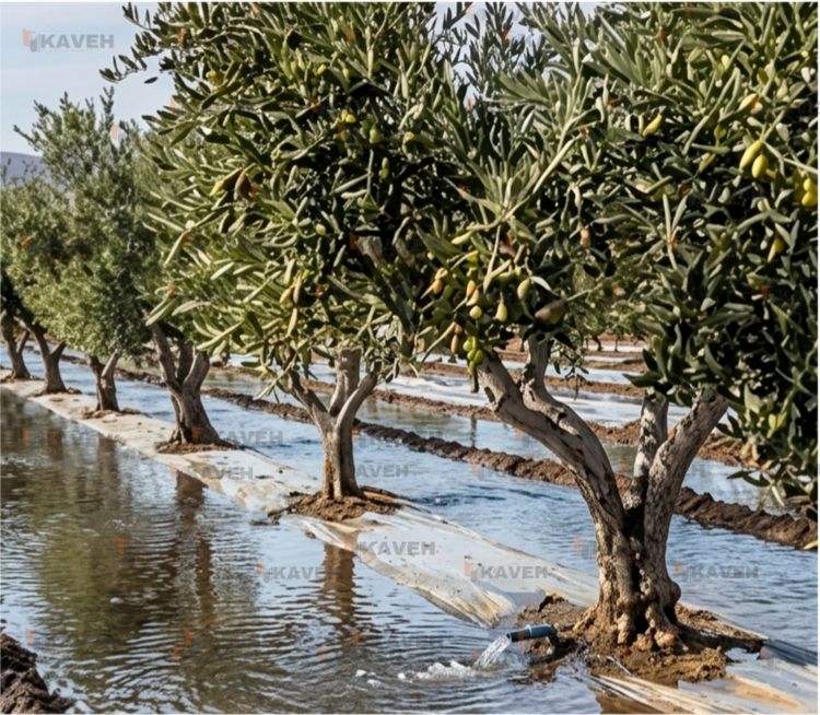 آبیاری غرقابی روی مالچ پلاستیکی؛ راهکار نوین برای حفظ رطوبت خاک و افزایش بهره وری